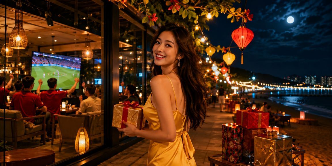 Cổ động viên bóng đá tại Đà Nẵng xem tỷ lệ kèo trên ứng dụng 772 tại chợ đêm
